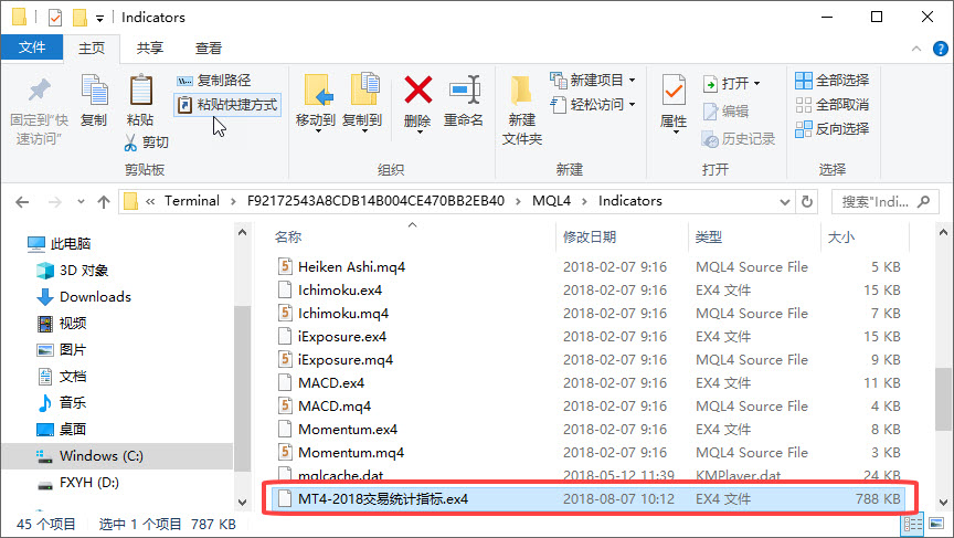 如何在MT4平台安装自编的自定义指标(图5)